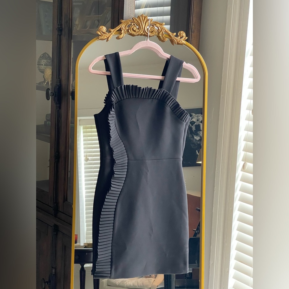The Kooples NWT Black Ruffled Mini Dress - Picture 4 of 16